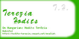 terezia hodits business card